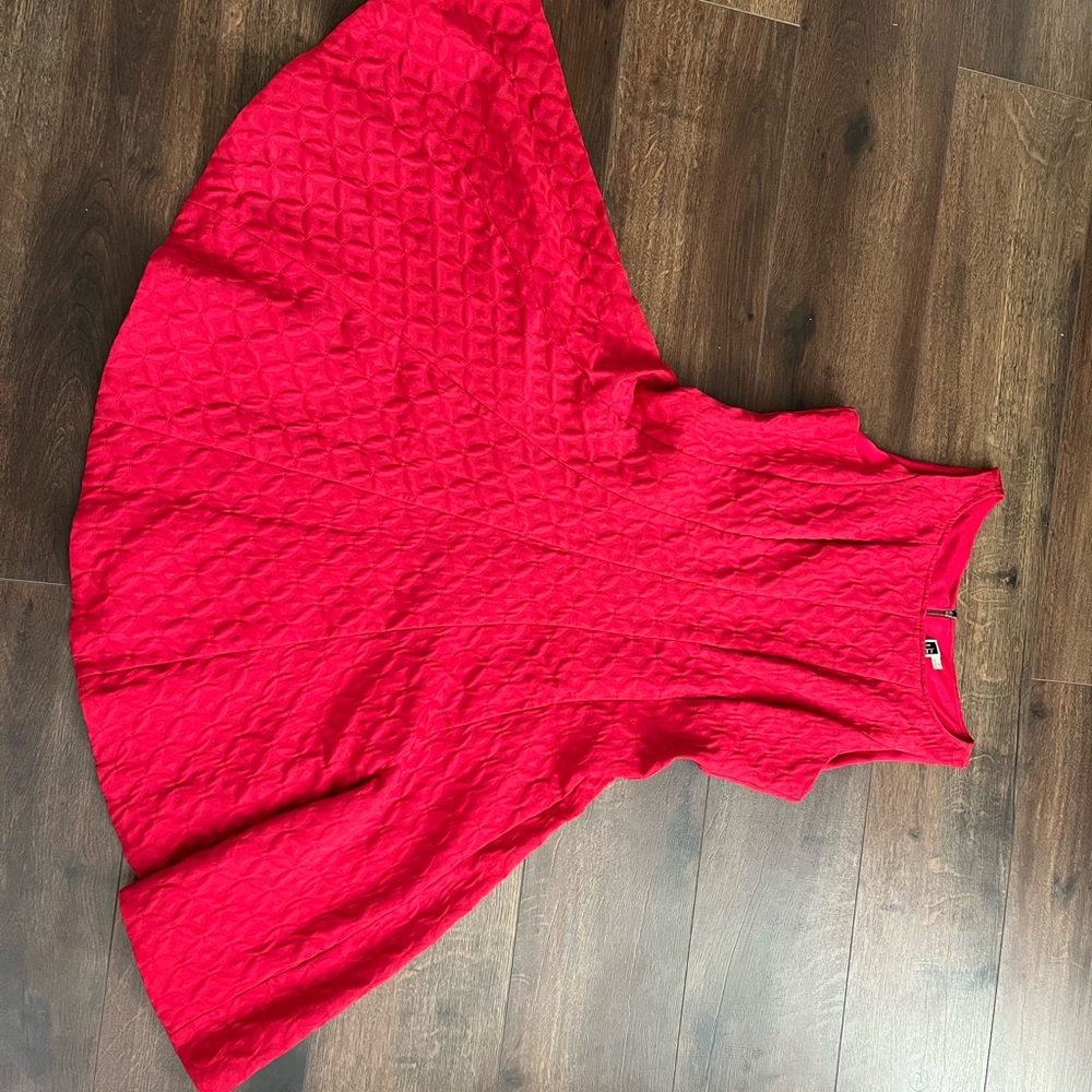 Julian Taylor Bold Red Dress